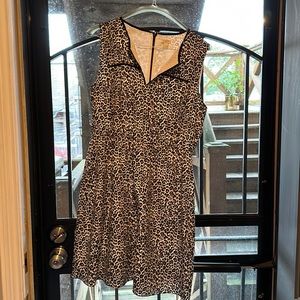 Like new, cheetah print dress